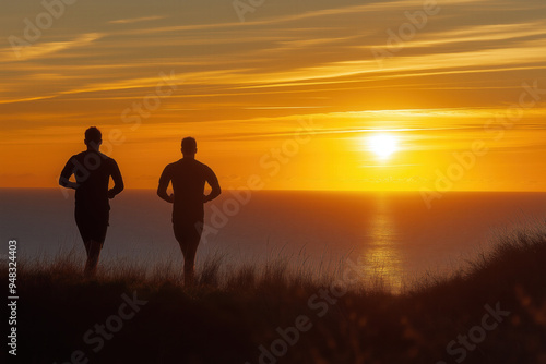 Jogging Sunset