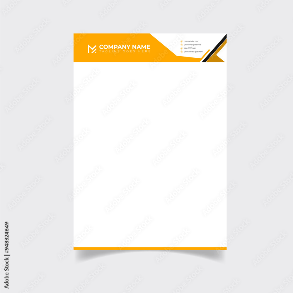 Modern business pad design template design for your business Modern business pad design template design for your business