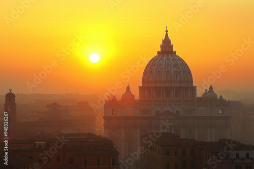 Rome At Sunset