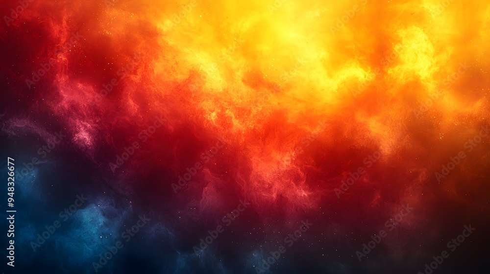 Fototapeta premium Abstract Fire and Smoke Background.