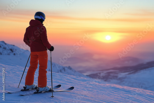 Ski Sunset