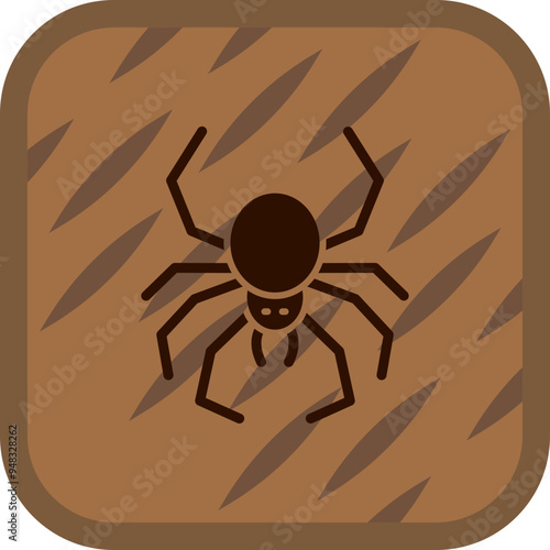 Wall Mural Spider Icon Design