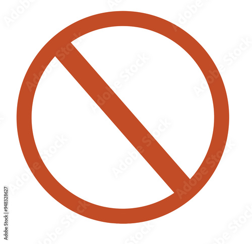 Stop Diesel - stop red sign with alpha chanel