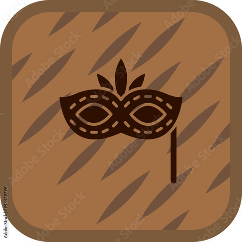 Carnival Mask Icon Design
