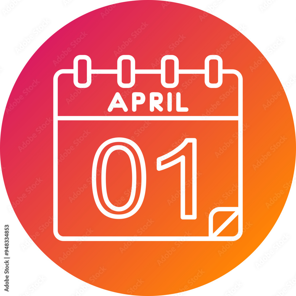 1 April Vector Icon Design 1 April Vector Icon Design