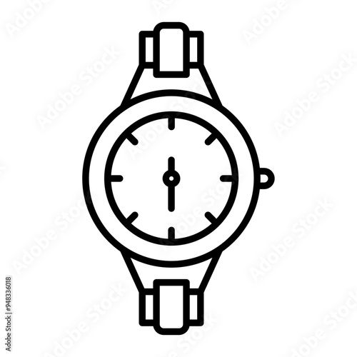 watch outline icon