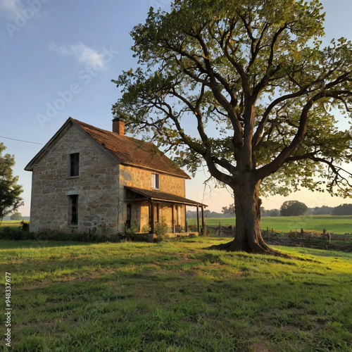 old house in the countryside