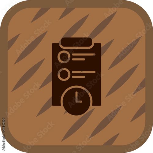 Deadline Icon Design