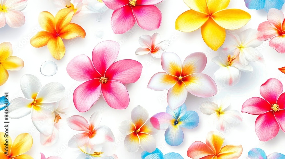 A vibrant and cheerful pattern featuring a variety of colorful flowers, symbolizing beauty, nature, growth, and joy. Ideal for creating a cheerful and uplifting atmosphere. A vibrant and cheerful pattern featuring a variety of colorful flowers, symbolizing beauty, nature, growth, and joy. Ideal for creating a cheerful and uplifting atmosphere.
