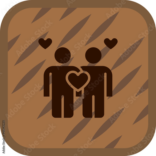 Realtionship Icon Design photo