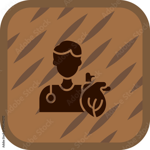 Cardiologist Vector Icon Design