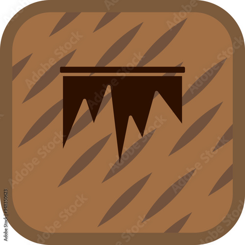 Stalagmite Vector Icon Design