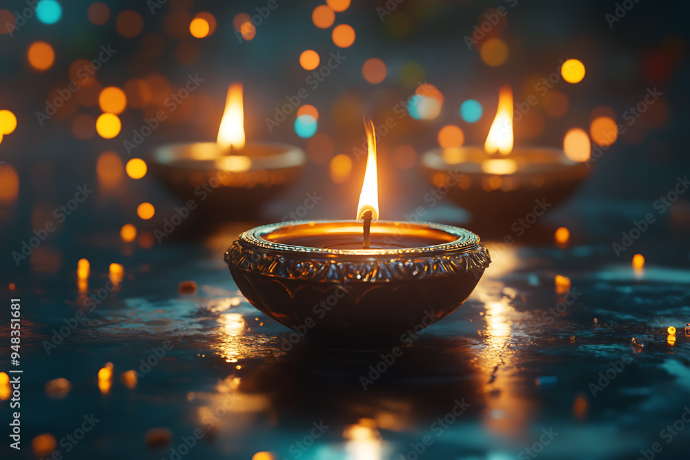 A vibrant design celebrating Diwali with traditional elements like lamps, symbolizing light, joy, and prosperity A vibrant design celebrating Diwali with traditional elements like lamps, symbolizing light, joy, and prosperity