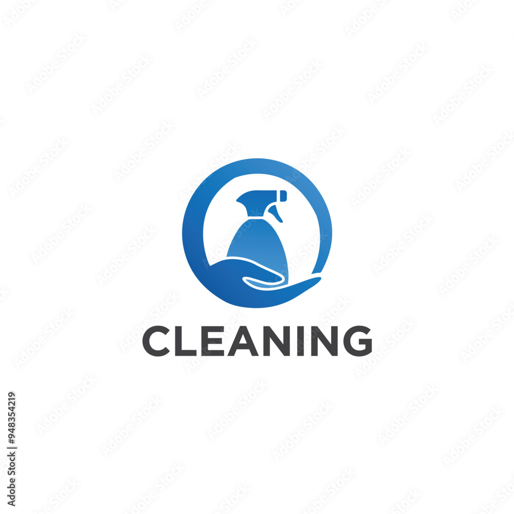 Fototapeta premium Cleaning Logo Design Vector Modern