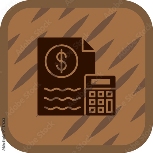 Bookkeeping Icon Design