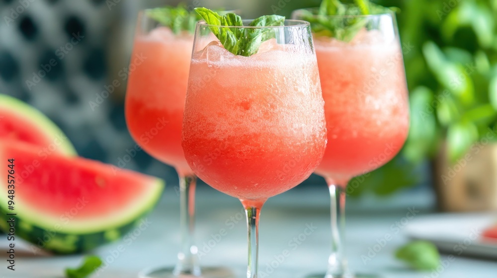 Watermelon Slushies Watermelon Slushies