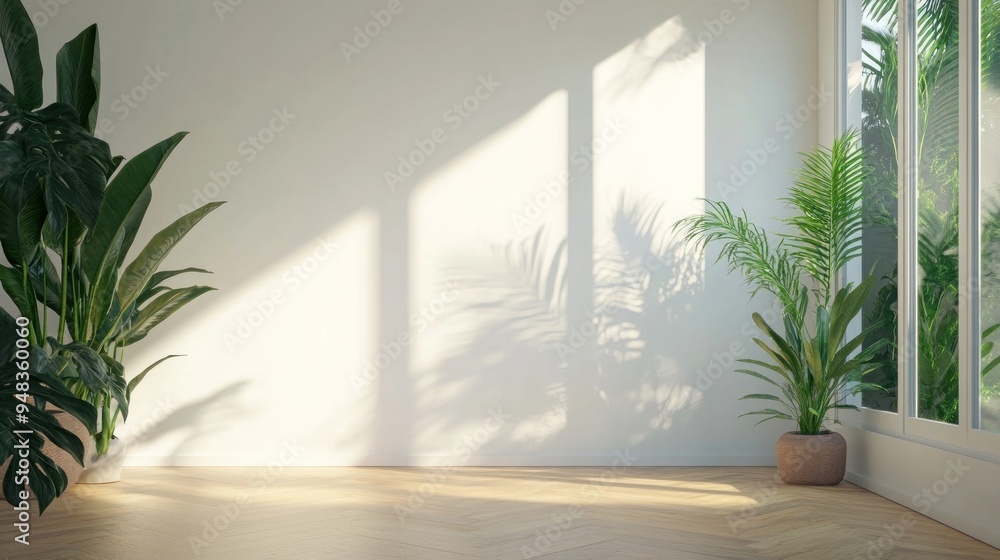 Fototapeta premium Minimalist Interior Design with Natural Light
