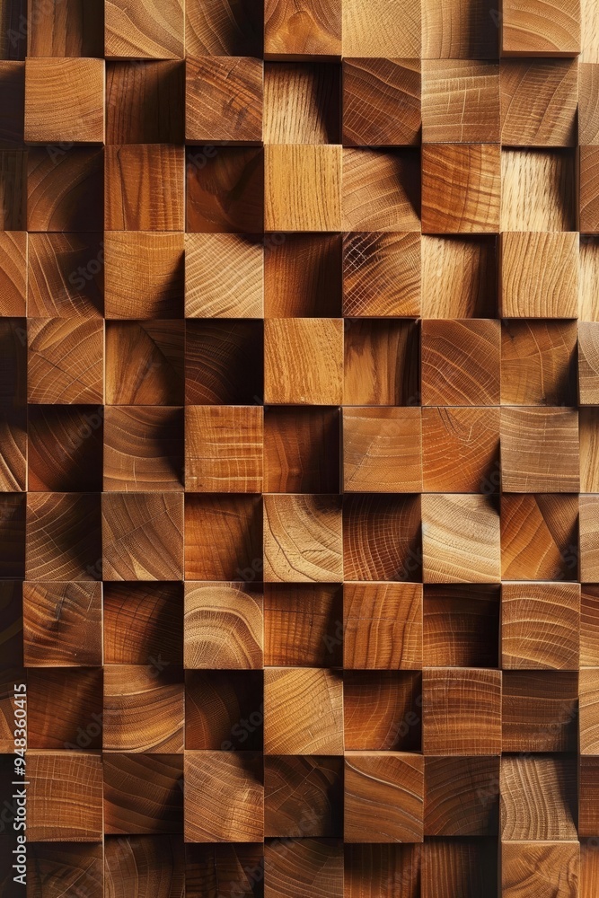 Textured Wooden Blocks Wall Art that features Warm Tones for an inviting atmosphere Textured Wooden Blocks Wall Art that features Warm Tones for an inviting atmosphere