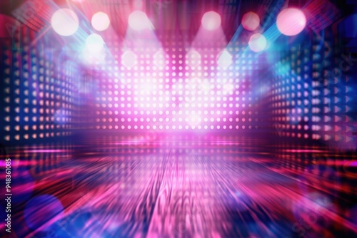 Wallpaper Mural Bright stage lights with bokeh Torontodigital.ca