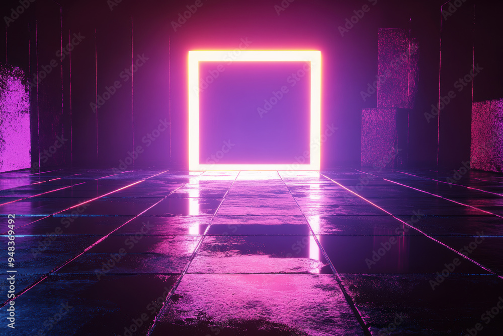 Neon Glow Room. Neon Glow Room.