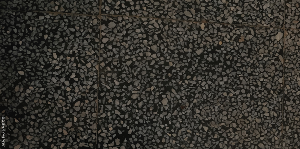 Black paper texture background and terrazzo flooring texture. Distressed Effect. Grunge Background. Vector textured splash effect. Noise, dots and grit Overlay. Black paper texture background and terrazzo flooring texture. Distressed Effect. Grunge Background. Vector textured splash effect. Noise, dots and grit Overlay.