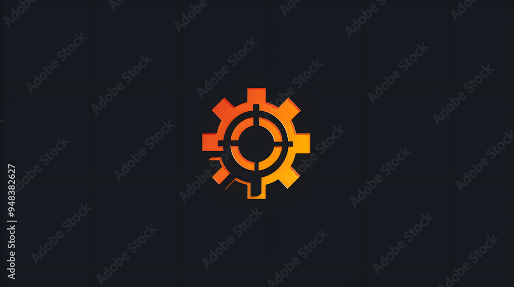 graphic illustration of gear image machine in logo form. mechanic service logo design concept. Engineer Logo Design graphic illustration of gear image machine in logo form. mechanic service logo design concept. Engineer Logo Design