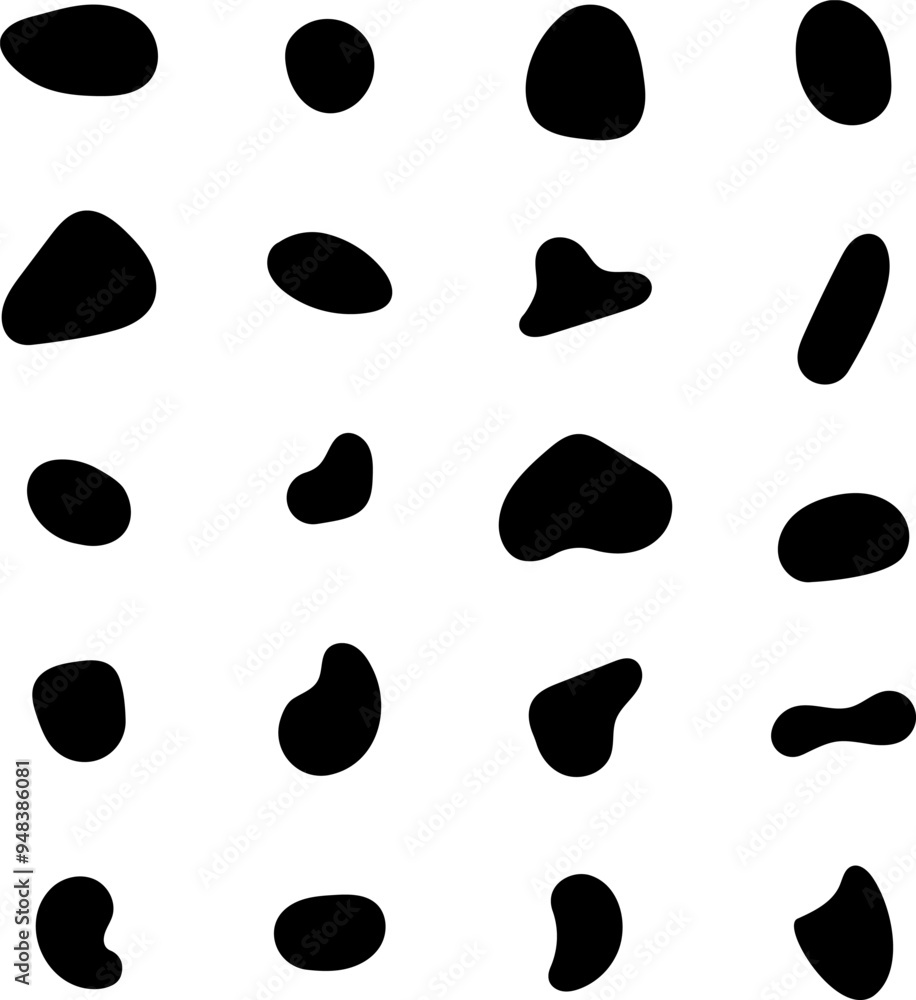 Fototapeta premium Abstract Liquid Shapes Banner Vector
