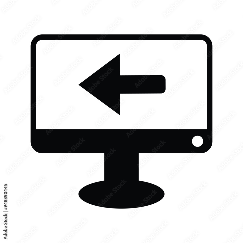 Computer send icon Computer send icon