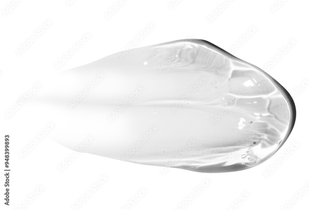 composition of smears of transparent cosmetic gel on an empty background composition of smears of transparent cosmetic gel on an empty background