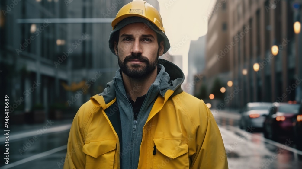 Construction Worker in the City Construction Worker in the City