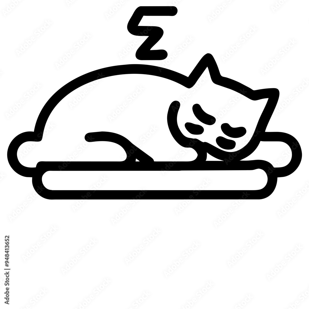 Peaceful Sleeping Cat Curled Up in a Cozy Spot, Radiating Calmness and Comfort
Peaceful Sleeping Cat Curled Up in a Cozy Spot, Radiating Calmness and Comfort