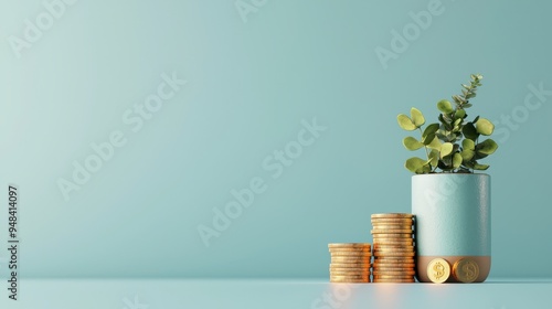 Currency exchange, global financial markets, 3D illustration