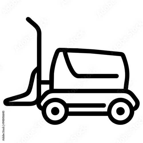 Dump Truck Ready to Haul and Unload Materials on a Construction Site