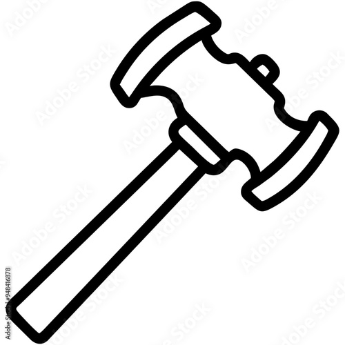 Classic Hammer for Driving Nails and Completing Various Construction Tasks