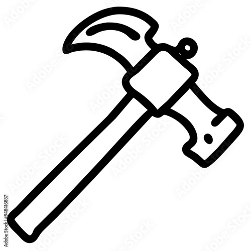 Classic Hammer for Driving Nails and Completing Various Construction Tasks