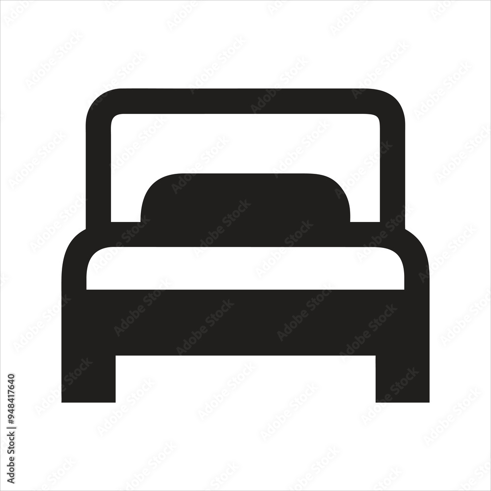 Single bed icon Single bed icon