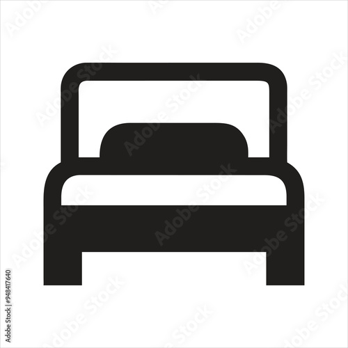 Single bed icon