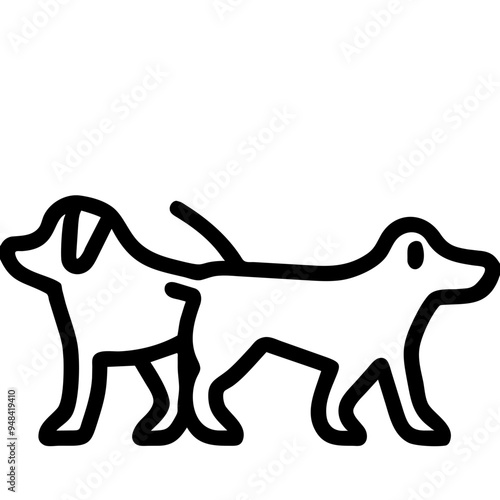 Loyal Dog Sitting Happily, Showcasing Its Affection and Playfulness