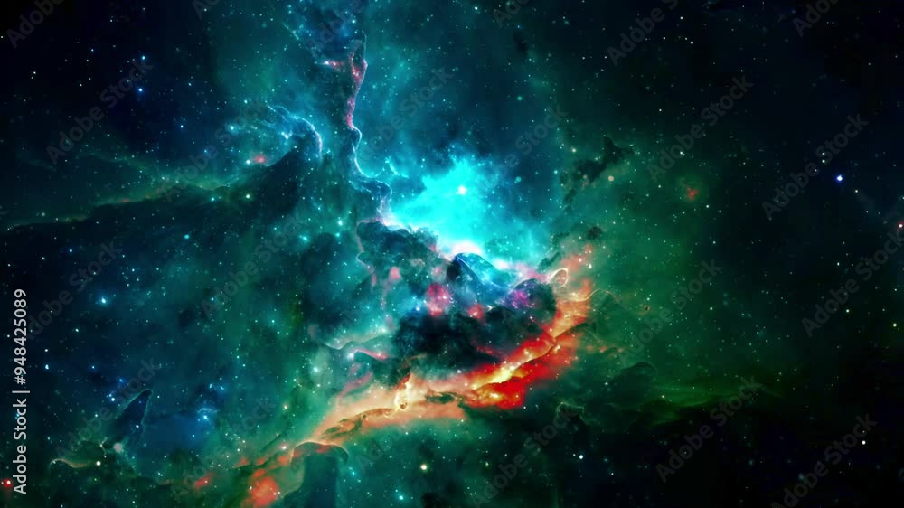 space background colorful nebula galaxy particles space background colorful nebula galaxy particles