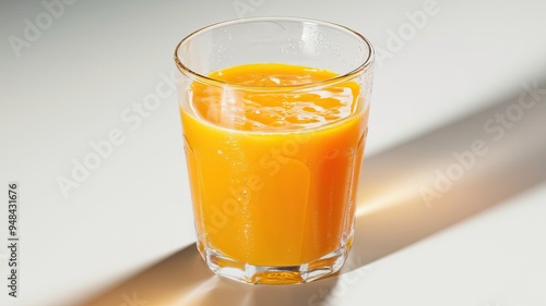 Ein Glas Mit Orangensaft