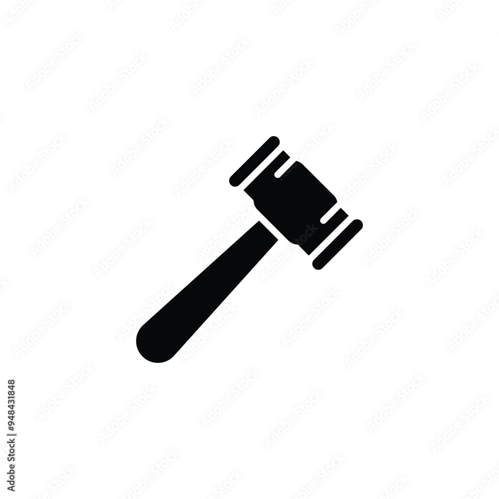 auction hammer solid icon vector design good for web or mobile app auction hammer solid icon vector design good for web or mobile app