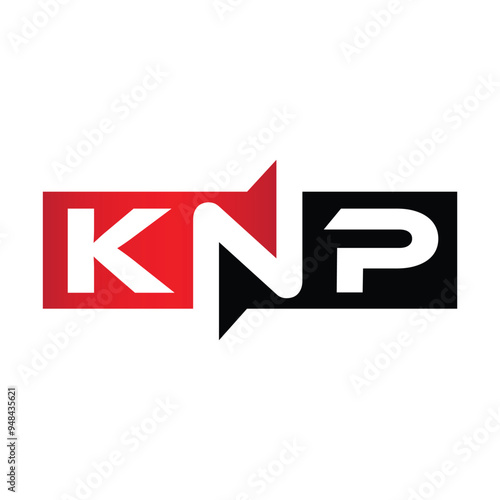 Free Download KNP Monogram Initial Letters Logo - GFXLoad