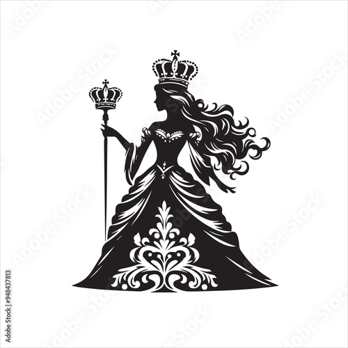 queen icon design