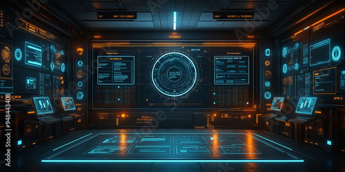 Virtual screen displaying a compliance checklist with a modern and digital interface.
