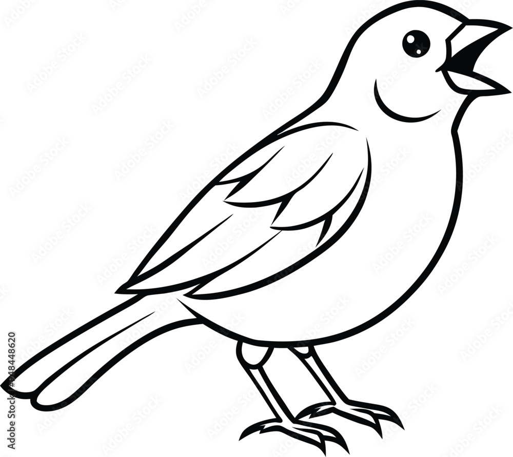 Animated chirping canary vector captures a vibrant yellow bird with musical notes
Animated chirping canary vector captures a vibrant yellow bird with musical notes
