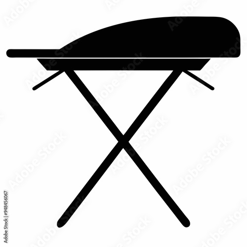 ironing board Black silhouette