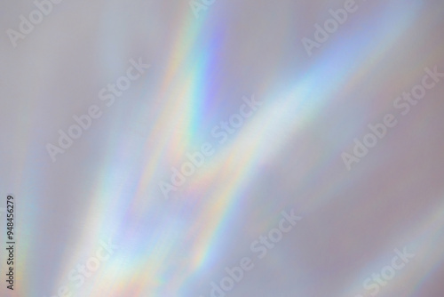 Wallpaper Mural Water texture shadow with rainbow refraction of light on a white backgound. Overlay effect Torontodigital.ca