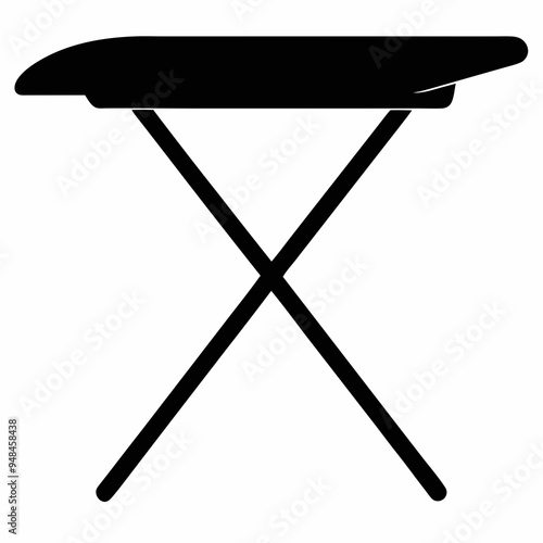 ironing board Black silhouette