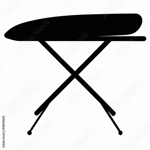 ironing board Black silhouette