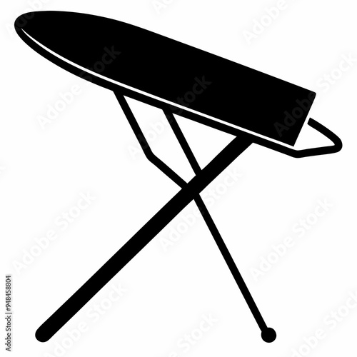 ironing board Black silhouette